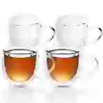 Intirilife 4x Doppelwandiges Thermo Glas Set in 200 - 300ml – Mundgeblasen isoliert für Latte Macchiato, als Teeglas oder Kaffeeglas Spülmaschinen Intirilife 4x Doppelwandiges Thermo Glas Set in 200 - 300ml – Mundgeblasen isoliert für Latte Macchiato, als Teeglas oder Kaffeeglas Spülmaschinen