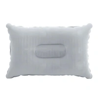 Intirilife Aufblasbares Kissen in GRAU – Rechteckiges Kopfkissen zum Aufblasen mit ergonomischer Form zum bequemen Schlafen – Perfekt geeignet bei Intirilife Aufblasbares Kissen in GRAU – Rechteckiges Kopfkissen zum Aufblasen mit ergonomischer Form zum bequemen Schlafen – Perfekt geeignet bei