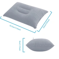 Intirilife Aufblasbares Kissen in GRAU – Rechteckiges Kopfkissen zum Aufblasen mit ergonomischer Form zum bequemen Schlafen – Perfekt geeignet bei Intirilife Aufblasbares Kissen in GRAU – Rechteckiges Kopfkissen zum Aufblasen mit ergonomischer Form zum bequemen Schlafen – Perfekt geeignet bei