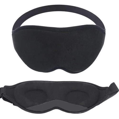 Intirilife Schlafmaske in Schwarz - 3D Schlafmaske - Soft, weich, leicht, stark abdunkelnd Intirilife Schlafmaske in Schwarz - 3D Schlafmaske - Soft, weich, leicht, stark abdunkelnd