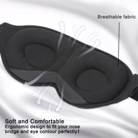 Intirilife Schlafmaske in Schwarz - 3D Schlafmaske - Soft, weich, leicht, stark abdunkelnd Intirilife Schlafmaske in Schwarz - 3D Schlafmaske - Soft, weich, leicht, stark abdunkelnd