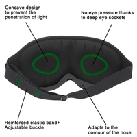 Intirilife Schlafmaske in Schwarz - 3D Schlafmaske - Soft, weich, leicht, stark abdunkelnd Intirilife Schlafmaske in Schwarz - 3D Schlafmaske - Soft, weich, leicht, stark abdunkelnd