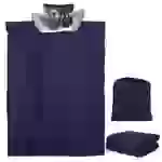 Intirilife Schlafsack 115 cm x 210 cm in DUNKEL BLAU – Dünner Hüttenschlafsack Reiseschlafsack aus Polyester mit Verschluss und Aufbewahrungsbeute Intirilife Schlafsack 115 cm x 210 cm in DUNKEL BLAU – Dünner Hüttenschlafsack Reiseschlafsack aus Polyester mit Verschluss und Aufbewahrungsbeute