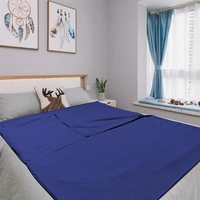 Intirilife Schlafsack 115 cm x 210 cm in DUNKEL BLAU – Dünner Hüttenschlafsack Reiseschlafsack aus Polyester mit Verschluss und Aufbewahrungsbeute Intirilife Schlafsack 115 cm x 210 cm in DUNKEL BLAU – Dünner Hüttenschlafsack Reiseschlafsack aus Polyester mit Verschluss und Aufbewahrungsbeute