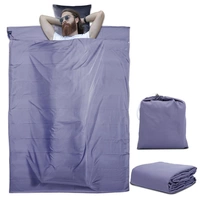 Intirilife Schlafsack 115 cm x 210 cm in DUNKEL LILA – Dünner Hüttenschlafsack Reiseschlafsack aus Polyester mit Verschluss und Aufbewahrungsbeute Intirilife Schlafsack 115 cm x 210 cm in DUNKEL LILA – Dünner Hüttenschlafsack Reiseschlafsack aus Polyester mit Verschluss und Aufbewahrungsbeute