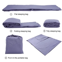 Intirilife Schlafsack 115 cm x 210 cm in DUNKEL LILA – Dünner Hüttenschlafsack Reiseschlafsack aus Polyester mit Verschluss und Aufbewahrungsbeute Intirilife Schlafsack 115 cm x 210 cm in DUNKEL LILA – Dünner Hüttenschlafsack Reiseschlafsack aus Polyester mit Verschluss und Aufbewahrungsbeute