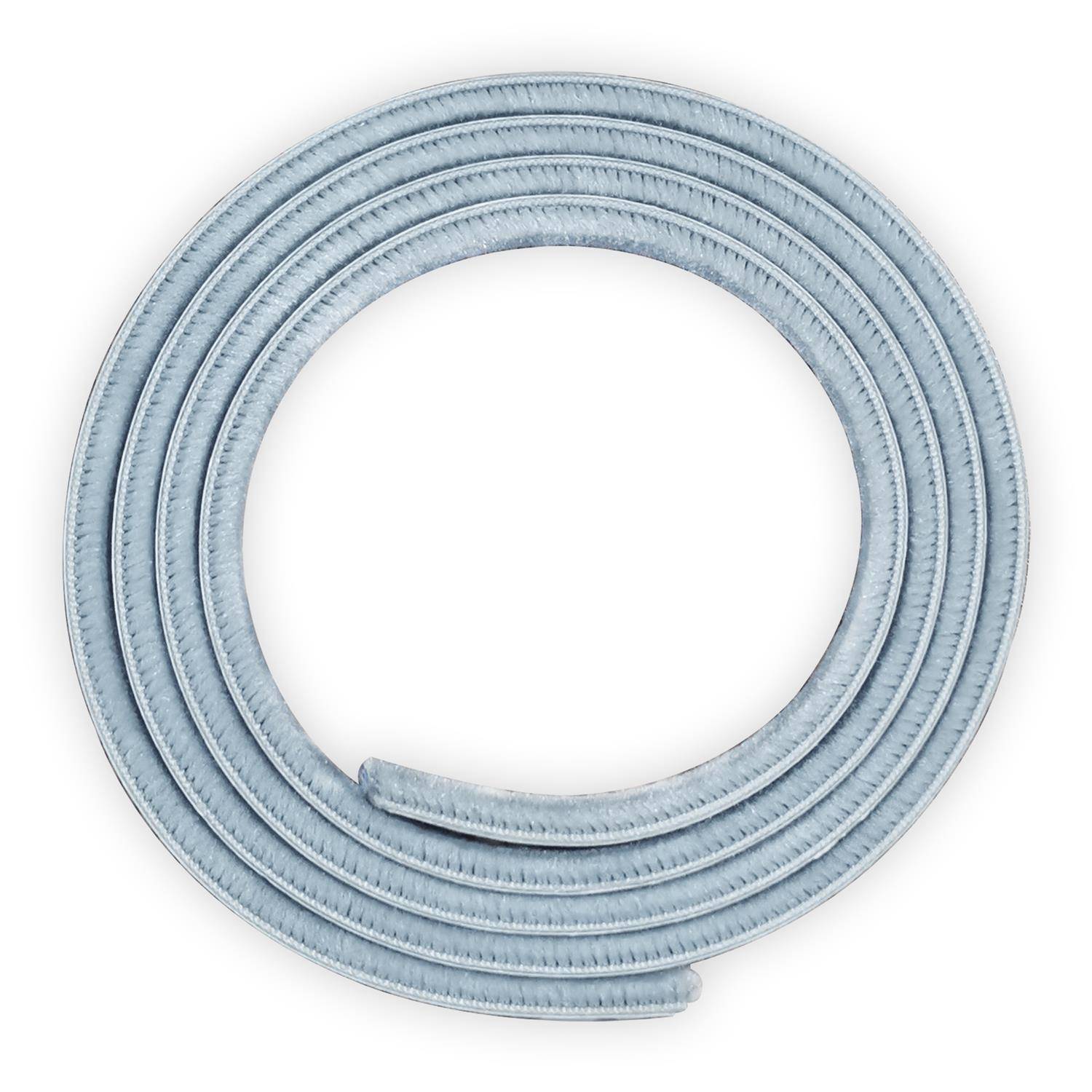 Intirilife Bürstendichtung Grau selbstklebend 5 Meter Länge x Breite 9mm x Höhe 5mm aus Polypropylen - Universal Dichtung Türbürste Fensterbürs