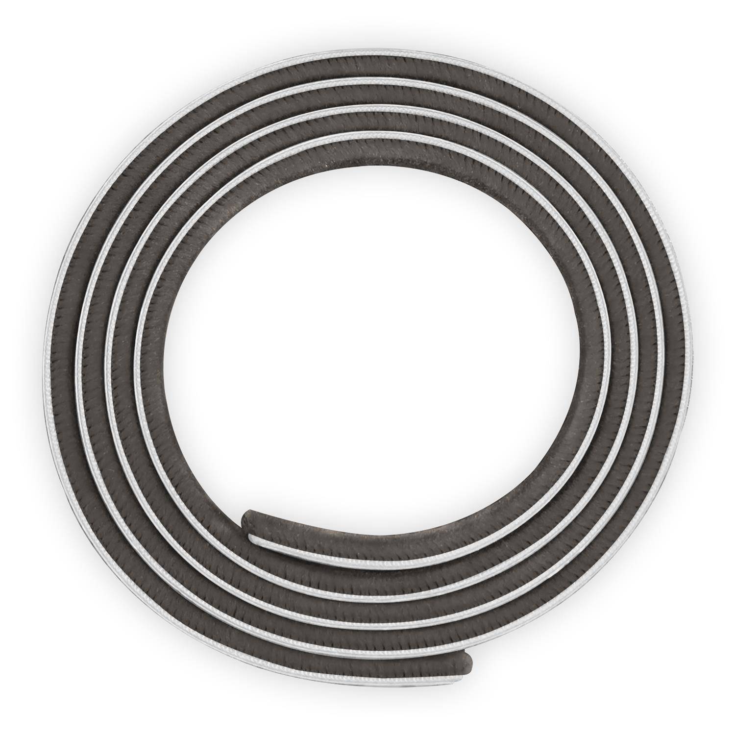 Intirilife Bürstendichtung Braun selbstklebend 5 Meter Länge x Breite 9mm x Höhe 5mm aus Polypropylen - Universal Dichtung Türbürste Fensterbür