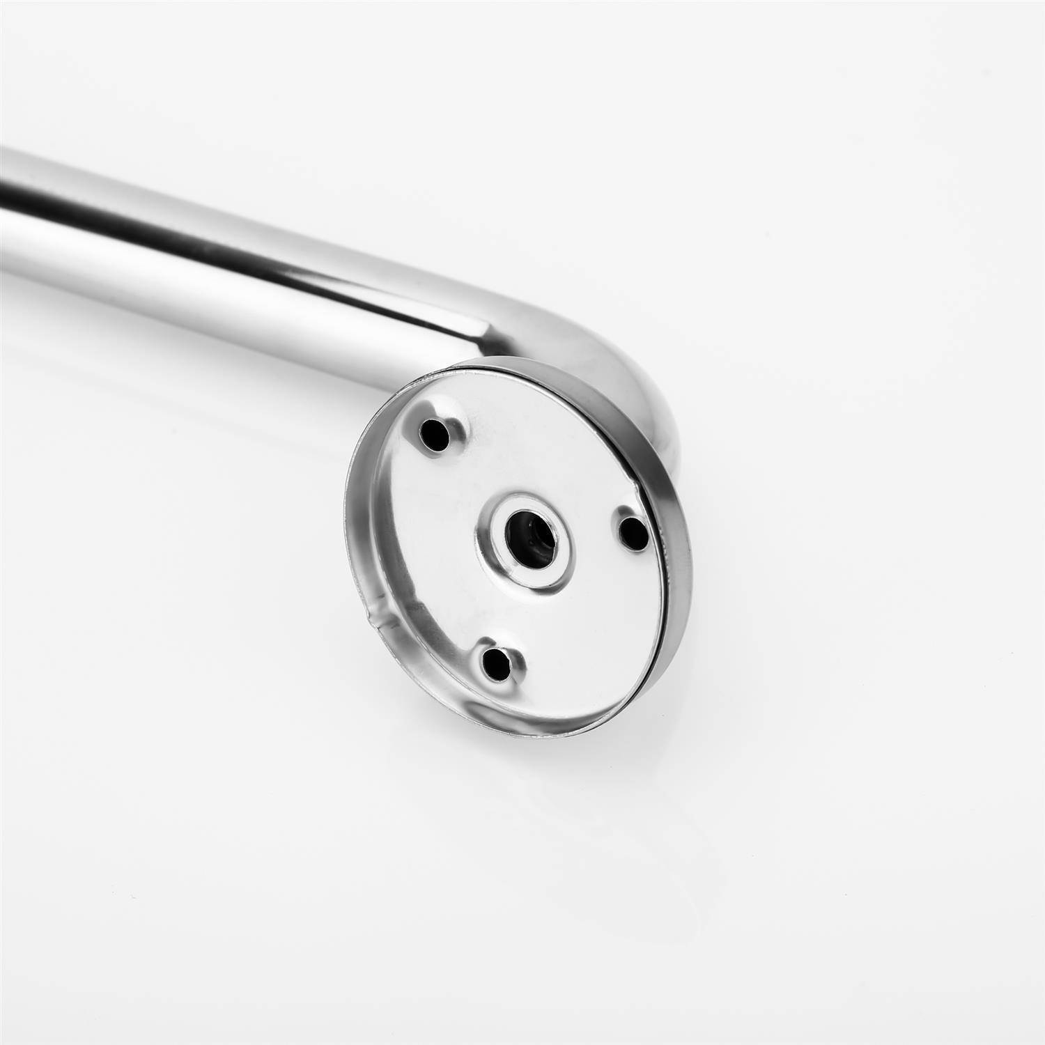 Intirilife Hochglanzpoliert Edelstahl Handtuchhalter Länge 40cm 19mm Stangendurchmesser - Handtuchstange Badetuchhalter Bad Sauna Küche