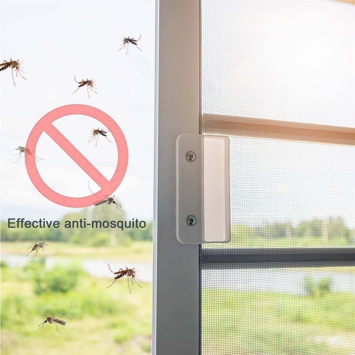 Intirilife Fliegennetz aus Fiberglas Weiß Meterware Breite 100cm Maschenweite 1,2mm - UV beständig Fliegengitter Insektenschutz Gitter Fenster Tür