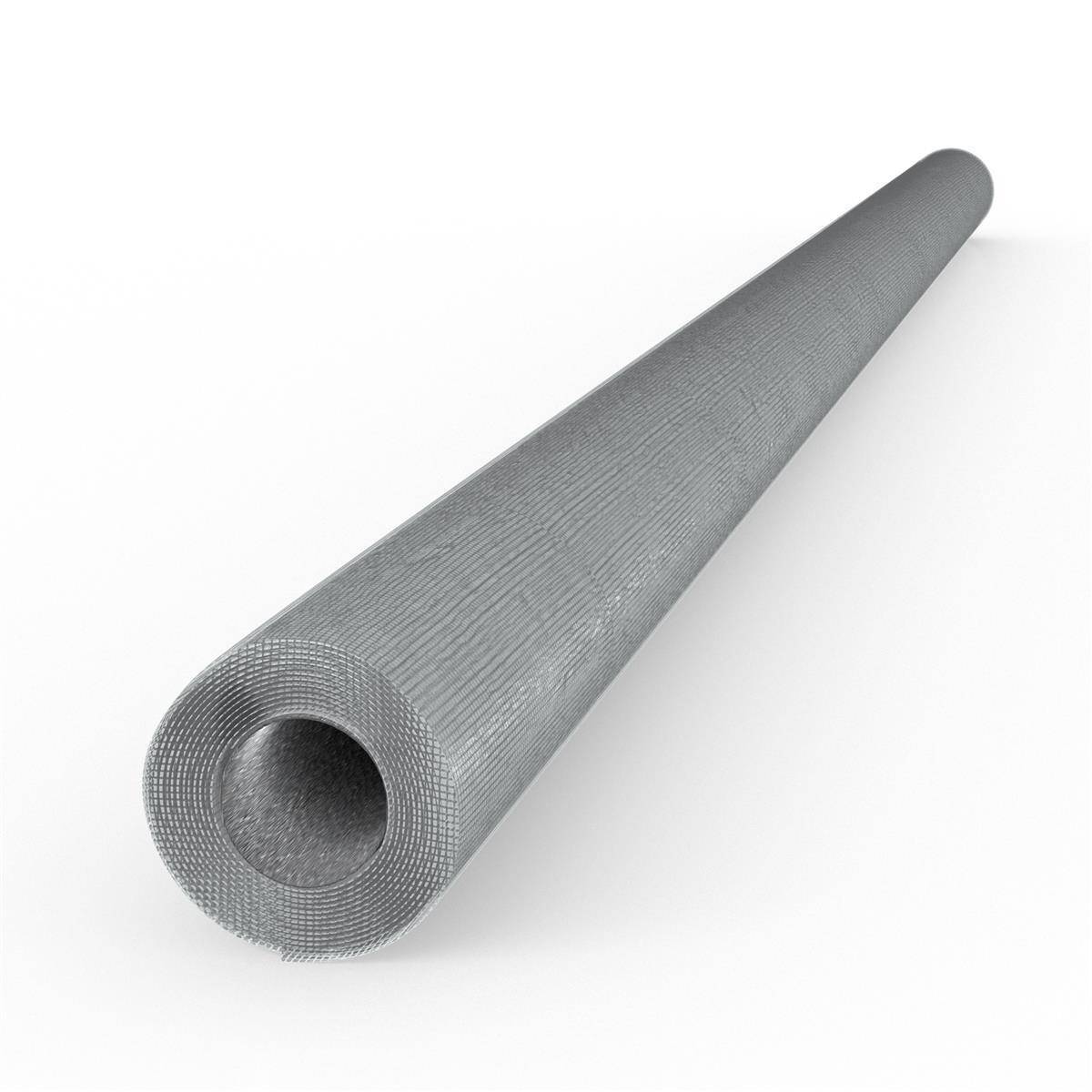 Intirilife Fliegennetz aus Fiberglas Grau Meterware Breite 100cm Maschenweite 1,2mm - UV beständig Fliegengitter Insektenschutz Gitter Fenster Tür