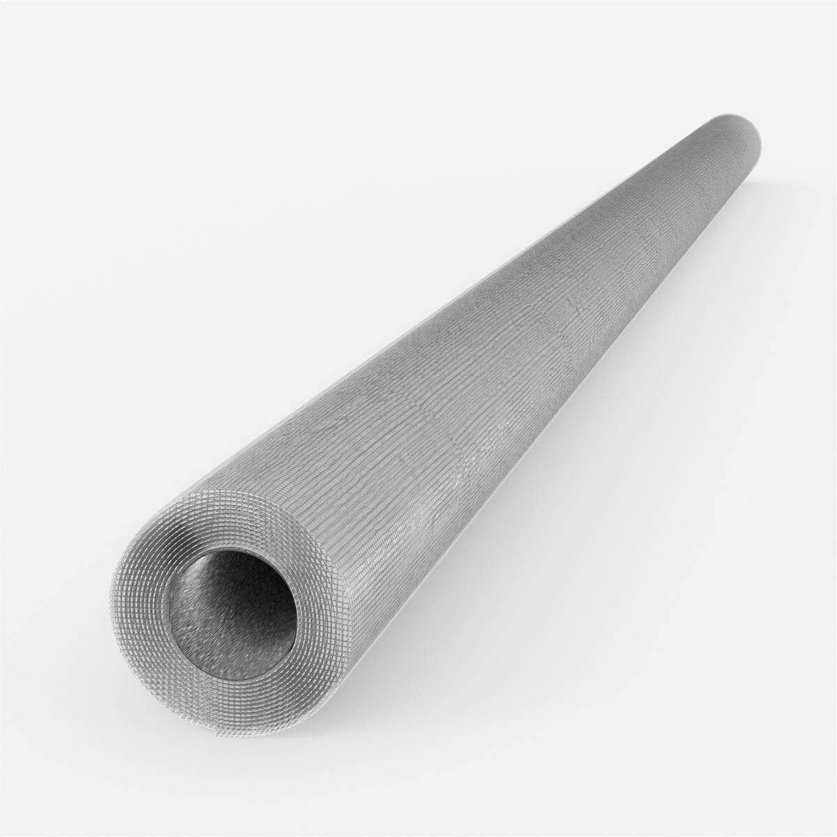 Intirilife Fliegennetz aus Fiberglas Weiß Meterware Breite 120cm Maschenweite 1,2mm - UV beständig Fliegengitter Insektenschutz Gitter Fenster Tür