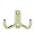 Intirilife Doppel Garderobenhaken in Gold - Design kurz Kleiderhaken Wandhaken aus Metall Wandmontage für Kleider Jacken Vintage Intirilife Doppel Garderobenhaken in Gold - Design kurz Kleiderhaken Wandhaken aus Metall Wandmontage für Kleider Jacken Vintage