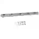 Intirilife Edelstahl Garderobenleiste Modell A - 5 Haken - Kleiderhaken Garderobe Hakenleiste in 5 verschiedenen Designs Intirilife Edelstahl Garderobenleiste Modell A - 5 Haken - Kleiderhaken Garderobe Hakenleiste in 5 verschiedenen Designs