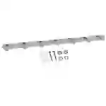 Intirilife Edelstahl Garderobenleiste Modell A - 7 Haken - Kleiderhaken Garderobe Hakenleiste in 5 verschiedenen Designs Intirilife Edelstahl Garderobenleiste Modell A - 7 Haken - Kleiderhaken Garderobe Hakenleiste in 5 verschiedenen Designs