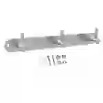 Intirilife Edelstahl Garderobenleiste Modell B - 3 Haken - Kleiderhaken Garderobe Hakenleiste in 5 verschiedenen Designs Intirilife Edelstahl Garderobenleiste Modell B - 3 Haken - Kleiderhaken Garderobe Hakenleiste in 5 verschiedenen Designs