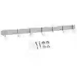 Intirilife Edelstahl Garderobenleiste Modell E - 7 Haken - Kleiderhaken Garderobe Hakenleiste in 5 verschiedenen Designs Intirilife Edelstahl Garderobenleiste Modell E - 7 Haken - Kleiderhaken Garderobe Hakenleiste in 5 verschiedenen Designs