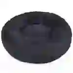 Intirilife flauschiges Plüsch Haustierbett in Dunkel Grau Durchmesser 100 cm - Weiches rundes rutschfestes Hundebett Katzenbett Kissen komfortables Intirilife flauschiges Plüsch Haustierbett in Dunkel Grau Durchmesser 100 cm - Weiches rundes rutschfestes Hundebett Katzenbett Kissen komfortables