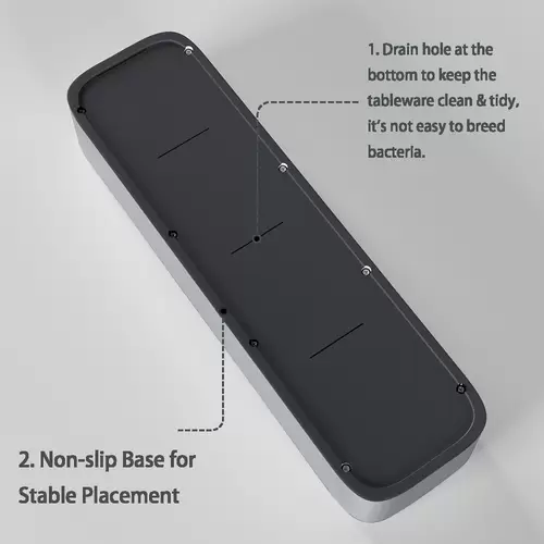 Intirilife Multifunktionaler Besteckkasten Schubladenorganizer in Grau zum übersichtlichen und ordentlichen Aufbewahren von Besteck und Küchenutensi Intirilife Multifunktionaler Besteckkasten Schubladenorganizer in Grau zum übersichtlichen und ordentlichen Aufbewahren von Besteck und Küchenutensi