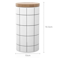 Intirilife Vorratsdose aus Keramik in Größe L mit Deckel - 10 x 18.5 cm - 1000 ml Füllmenge - Luftdichter spülmaschinenfester Vorratsbehälter fü Intirilife Vorratsdose aus Keramik in Größe L mit Deckel - 10 x 18.5 cm - 1000 ml Füllmenge - Luftdichter spülmaschinenfester Vorratsbehälter fü