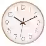 Intirilife Wanduhr in Rosé Gold - Weiß mit 30,5 cm Durchmesser - Praktische Zeitanzeige Chronometer stilvoll für jedes Zimmer Intirilife Wanduhr in Rosé Gold - Weiß mit 30,5 cm Durchmesser - Praktische Zeitanzeige Chronometer stilvoll für jedes Zimmer
