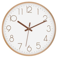 Intirilife Wanduhr in Rosé Gold - Weiß mit 30,5 cm Durchmesser - Praktische Zeitanzeige Chronometer stilvoll für jedes Zimmer Intirilife Wanduhr in Rosé Gold - Weiß mit 30,5 cm Durchmesser - Praktische Zeitanzeige Chronometer stilvoll für jedes Zimmer