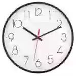 Intirilife Wanduhr in Schwarz - Weiß mit 30,5 cm Durchmesser - Praktische Zeitanzeige Chronometer stilvoll für jedes Zimmer Intirilife Wanduhr in Schwarz - Weiß mit 30,5 cm Durchmesser - Praktische Zeitanzeige Chronometer stilvoll für jedes Zimmer