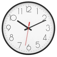 Intirilife Wanduhr in Schwarz - Weiß mit 30,5 cm Durchmesser - Praktische Zeitanzeige Chronometer stilvoll für jedes Zimmer Intirilife Wanduhr in Schwarz - Weiß mit 30,5 cm Durchmesser - Praktische Zeitanzeige Chronometer stilvoll für jedes Zimmer
