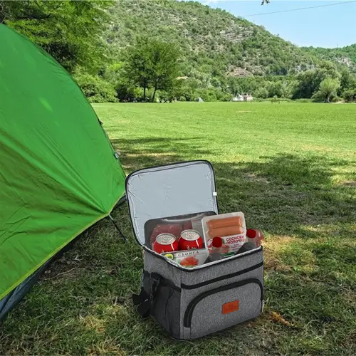 Intirilife tragbare Kühltasche mit Volumen 15 Liter - Zum Transportieren von warmen oder kalten Getränken und Lebensmitteln Lunchtasche Thermotasche Intirilife tragbare Kühltasche mit Volumen 15 Liter - Zum Transportieren von warmen oder kalten Getränken und Lebensmitteln Lunchtasche Thermotasche