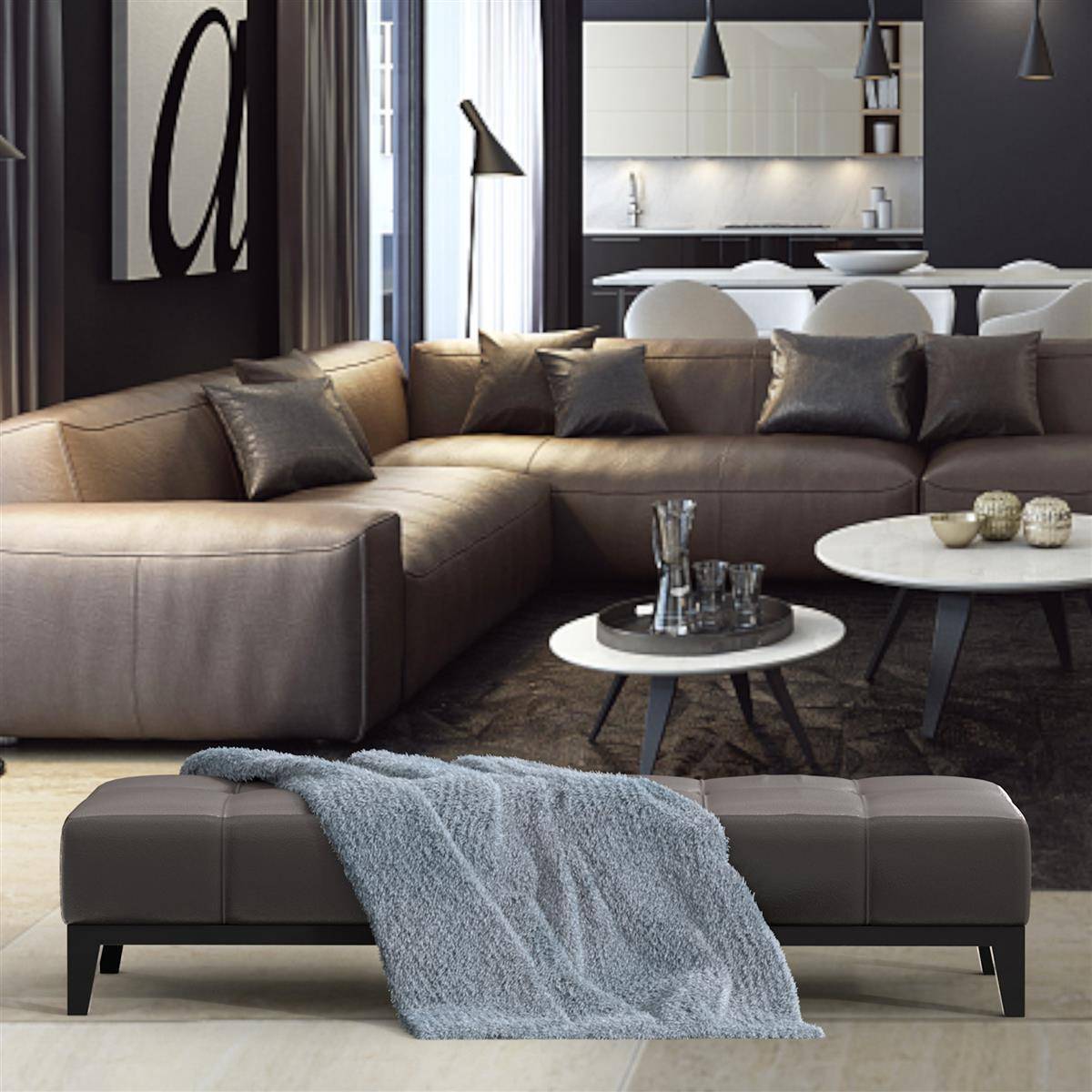 Intirilife weiche Kuscheldecke 200 x 150 cm in STEIN GRAU - Flauschig warme Decke als Couchdecke Wohndecke Fleecedecke Indoor Outdoor