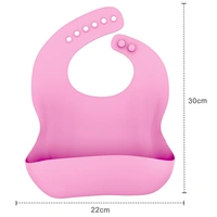 Intirilife Baby Lätzchen in ROSA aus Silikon mit Auffangschale BPA-frei spülmaschinenfest einfache Reinigung Intirilife Baby Lätzchen in ROSA aus Silikon mit Auffangschale BPA-frei spülmaschinenfest einfache Reinigung