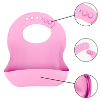 Intirilife Baby Lätzchen in ROSA aus Silikon mit Auffangschale BPA-frei spülmaschinenfest einfache Reinigung Intirilife Baby Lätzchen in ROSA aus Silikon mit Auffangschale BPA-frei spülmaschinenfest einfache Reinigung