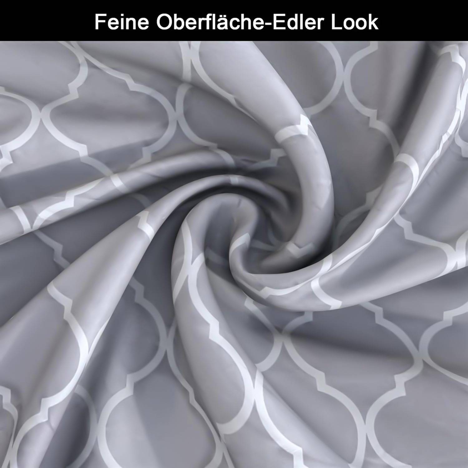 Intirilife Bettbezug Kissenbezug - GRAU WEIß - Bettwäsche für Schlafzimmer und Kinderzimmer Jugendzimmer