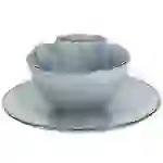 Intirilife hochwertiges 12-teiliges Geschirrset in Grau für Frühstück Mittag- und Abendessen - Dinnerset Frühstücksgeschirr Intirilife hochwertiges 12-teiliges Geschirrset in Grau für Frühstück Mittag- und Abendessen - Dinnerset Frühstücksgeschirr