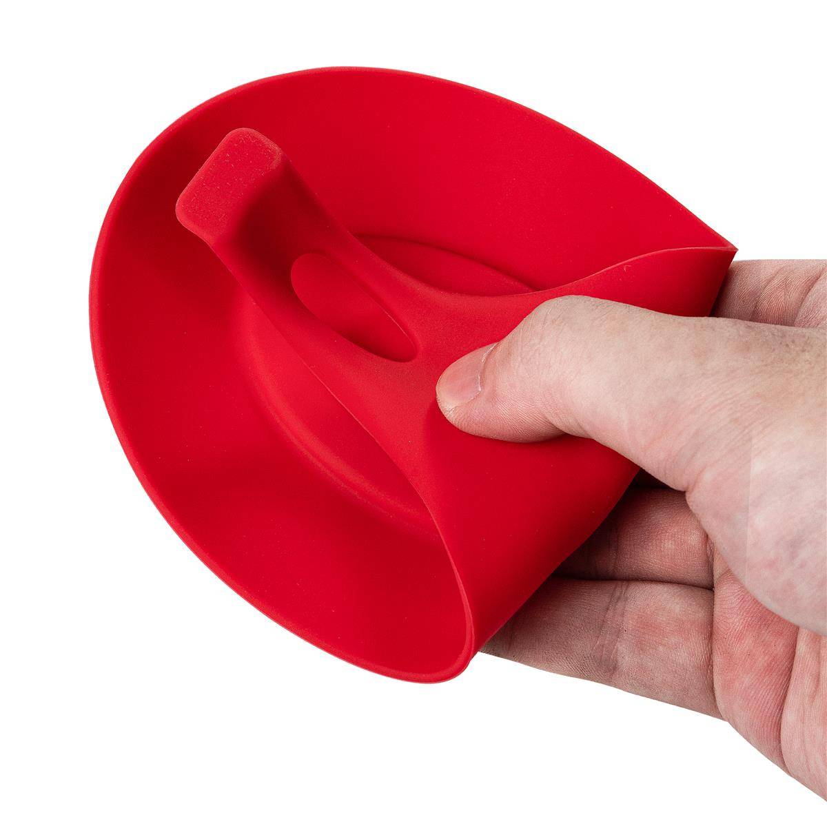 Intirilife 4er-Set Silikon Kochutensilienablage Kochlöffelhalterung in verschiedenen Farben