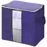 Intirilife 4x Aufbewahrungstaschen in Grau - 90L - Organizer Box, faltbar für Kleidung, Kissen, Decken, Aufbewahrung im Schrank Intirilife 4x Aufbewahrungstaschen in Grau - 90L - Organizer Box, faltbar für Kleidung, Kissen, Decken, Aufbewahrung im Schrank