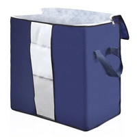 Intirilife 4x Aufbewahrungstaschen in Grau - 90L - Organizer Box, faltbar für Kleidung, Kissen, Decken, Aufbewahrung im Schrank Intirilife 4x Aufbewahrungstaschen in Grau - 90L - Organizer Box, faltbar für Kleidung, Kissen, Decken, Aufbewahrung im Schrank