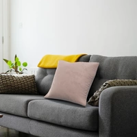 Intirilife 2x dekorative Kissenbezüge aus Samt 40x40 cm in Rosa - Für Wohnzimmer Schlafzimmer Sofa Bett Büro Cafeteria oder Wartezimmer Intirilife 2x dekorative Kissenbezüge aus Samt 40x40 cm in Rosa - Für Wohnzimmer Schlafzimmer Sofa Bett Büro Cafeteria oder Wartezimmer
