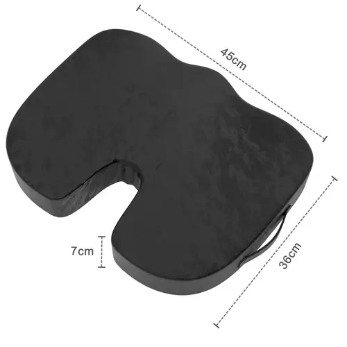 Intirilife tragbares orthopädisches Memoryschaum Sitzkissen für Homeoffice Autofahren und komfortables Sitzen Intirilife tragbares orthopädisches Memoryschaum Sitzkissen für Homeoffice Autofahren und komfortables Sitzen