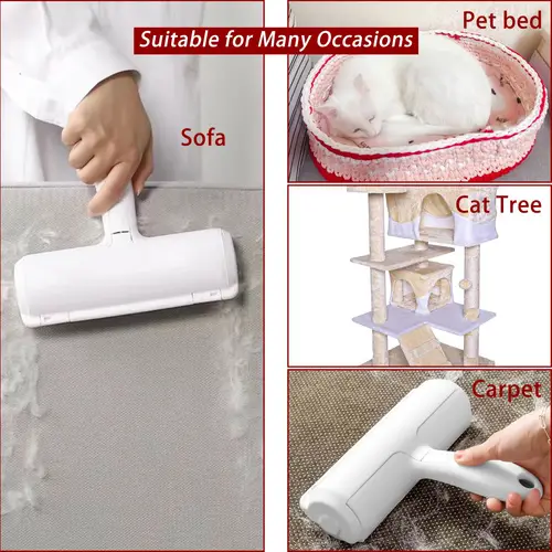 Intirilife Tierhaarentferner in Rot - Fusselroller für Hunde und Katzenhaare, wiederverwendbare Fusselrolle Intirilife Tierhaarentferner in Rot - Fusselroller für Hunde und Katzenhaare, wiederverwendbare Fusselrolle