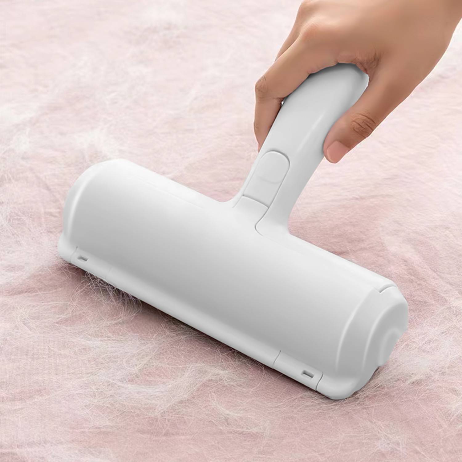 Intirilife Tierhaarentferner in Blau - Fusselroller für Hunde und Katzenhaare, wiederverwendbare Fusselrolle