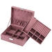 Intirilife hochwertige Juwelenbox Schmuckschatulle Accessoirekästchen in Rosa - Zum Aufbewahren von Ringen Ketten Uhren Ohrringen und Armbändern Intirilife hochwertige Juwelenbox Schmuckschatulle Accessoirekästchen in Rosa - Zum Aufbewahren von Ringen Ketten Uhren Ohrringen und Armbändern