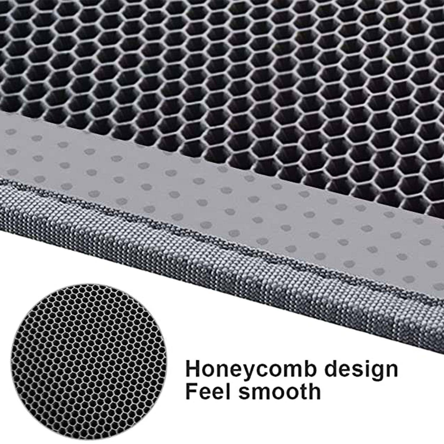 Intirilife Katzenklo Matte in 65 x 75 x 1.3 cm - Wasserfest, einfach zu reinigen - Katzenstreu Matte