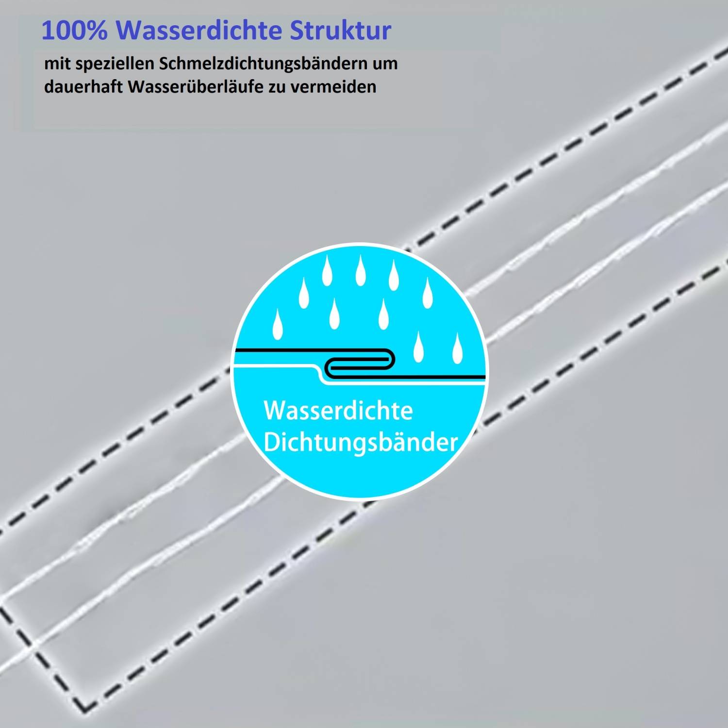 Intirilife XXL Outdoor Motorradabdeckung Abdeckplane in Silber - Schwarz - Größe 245 x 105 x 125 cm - Zum Schutz für Zweiradvehikel bei jeder Wette