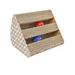 Intirilife Interaktives Katzenkratzbrett Katzenspielzeug aus brauner Wellpappe mit 27.5 x 23.5 x 17.5 cm Größe - Zur spielerischen Beschäftigung Ih Intirilife Interaktives Katzenkratzbrett Katzenspielzeug aus brauner Wellpappe mit 27.5 x 23.5 x 17.5 cm Größe - Zur spielerischen Beschäftigung Ih