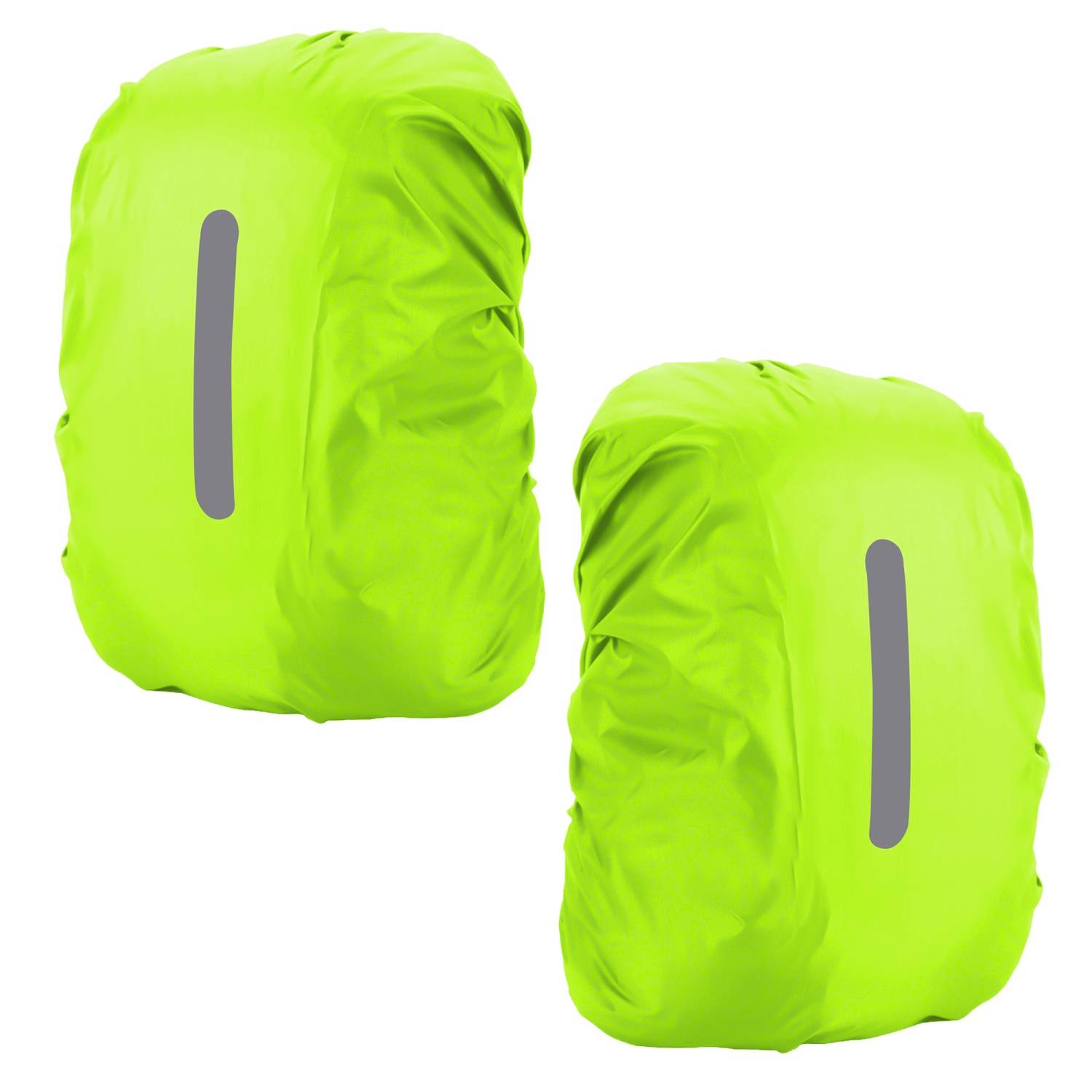 Intirilife Wasserfester Regenschutz Regenhülle für Rucksäcke mit bis zu 55L Volumen in Gelb - Sicherer Schutz vor Regen und Nässe rund um die Uhr