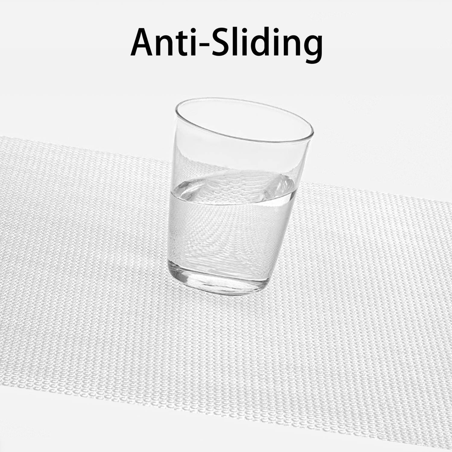 Intirilife 6er-Set Anti-Bakterielle transparente Kühlschrankmatten 45 x 30 cm - Schützt Obst und Gemüse vor Bakterien und Wasser