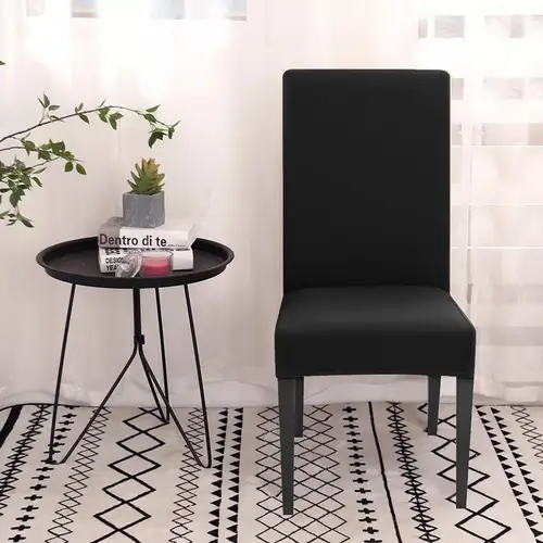 Intirilife 4x Elastischer Stuhlhusse Stuhlüberzug in SCHWARZ mit 38 - 45 cm Sitzfläche und 45 - 65 cm Lehnenhöhe - Für Partys Hochzeiten Hotels od Intirilife 4x Elastischer Stuhlhusse Stuhlüberzug in SCHWARZ mit 38 - 45 cm Sitzfläche und 45 - 65 cm Lehnenhöhe - Für Partys Hochzeiten Hotels od