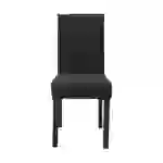 Intirilife 2x Elastischer Stuhlhusse Stuhlüberzug in GEMUSTERT SCHWARZ mit 38 - 45 cm Sitzfläche und 45 - 65 cm Lehnenhöhe - Für Partys Hochzeiten Intirilife 2x Elastischer Stuhlhusse Stuhlüberzug in GEMUSTERT SCHWARZ mit 38 - 45 cm Sitzfläche und 45 - 65 cm Lehnenhöhe - Für Partys Hochzeiten