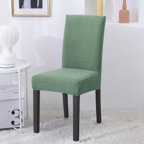 Intirilife 6x Elastischer Stuhlhusse Stuhlüberzug in GEMUSTERT HELL GRÜN mit 38 - 45 cm Sitzfläche und 45 - 65 cm Lehnenhöhe - Für Partys Hochzei Intirilife 6x Elastischer Stuhlhusse Stuhlüberzug in GEMUSTERT HELL GRÜN mit 38 - 45 cm Sitzfläche und 45 - 65 cm Lehnenhöhe - Für Partys Hochzei